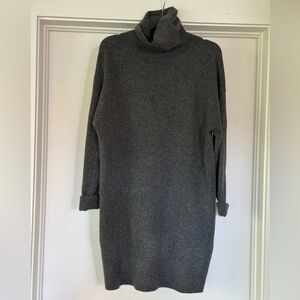 Z Supply soft charcoal boucle sweater dress